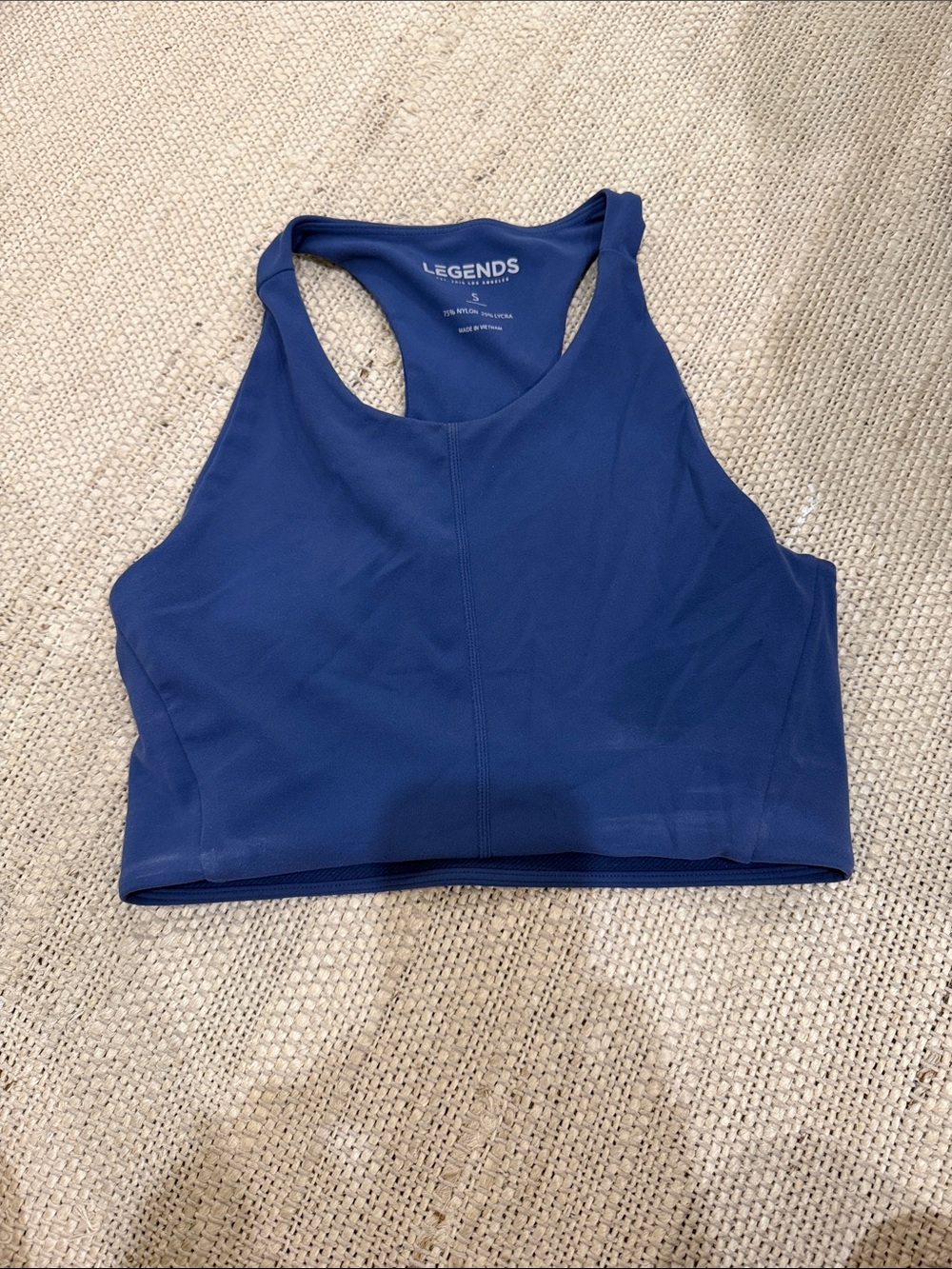 Legend’s High-Neck Sports Bra - Royal Blue